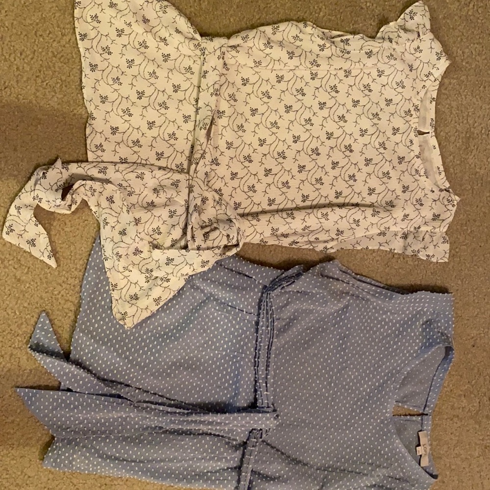 COPY - Lot of 2 Loft, toe wasted, flutter sleeve …